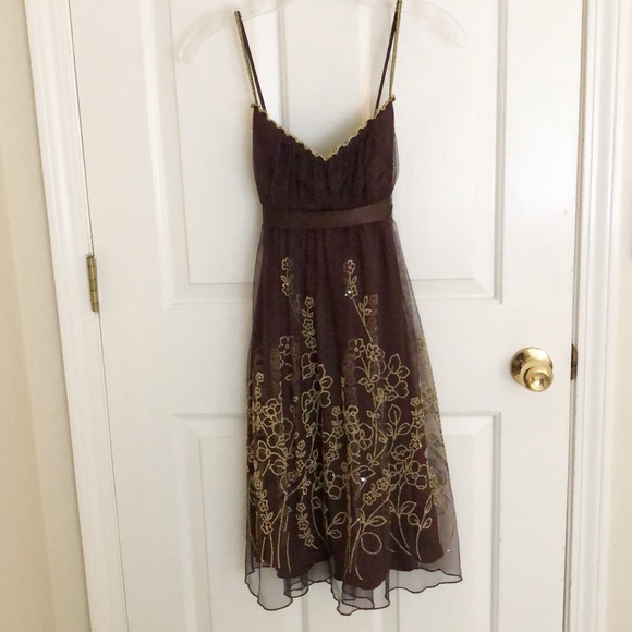 Sequined-Beaded Dress - Picture 1 of 7